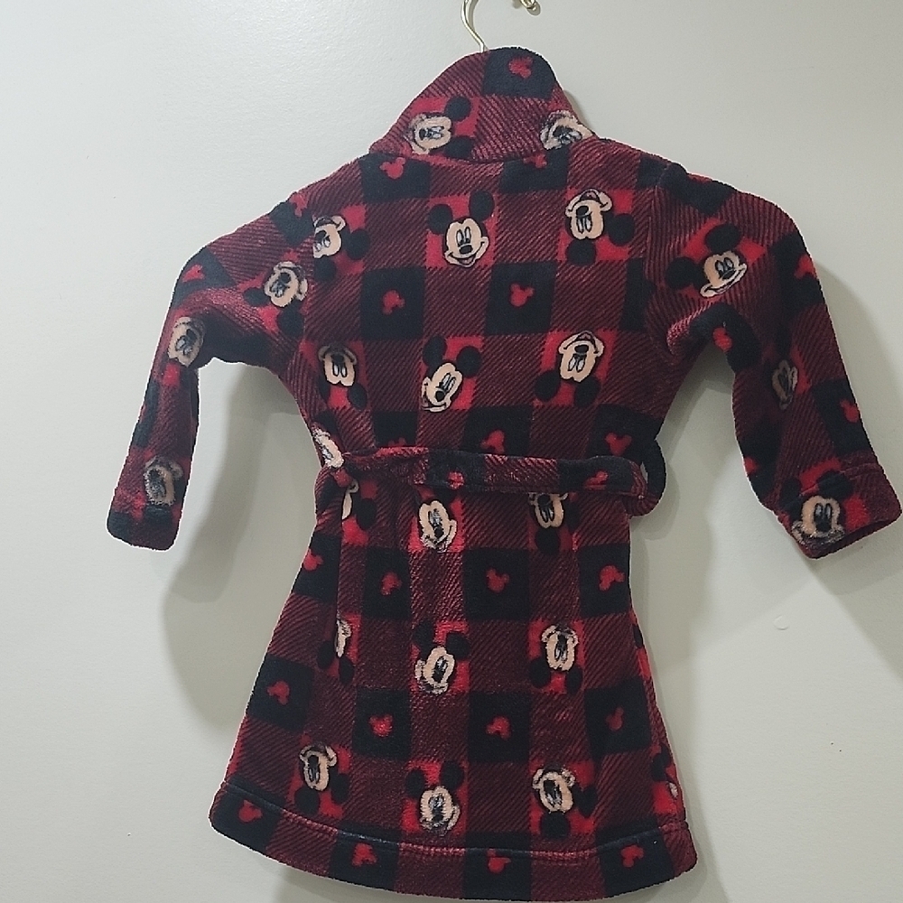 Disney Robe Kids Red and Black Plush - Picture 5 of 5